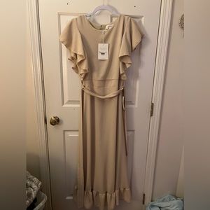 Bohme tan maxi dress